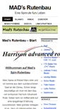 Mobile Screenshot of mads-rutenbau.de